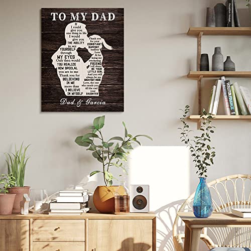 Custom Rustic Wood Puzzle Piece Sign Canvas Prints