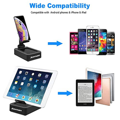 Cell Phone Stand with Wireless Bluetooth Speaker