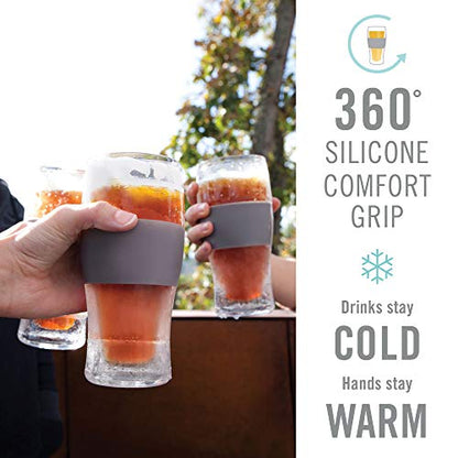 Freeze Glasses Cold & Hot Beverage