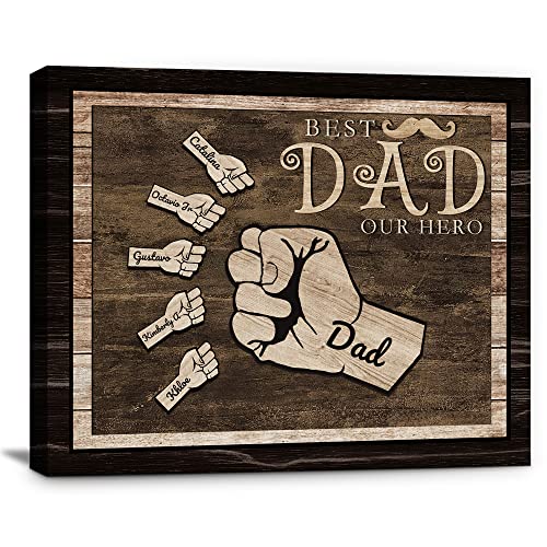Custom Rustic Wood Puzzle Piece Sign Canvas Prints