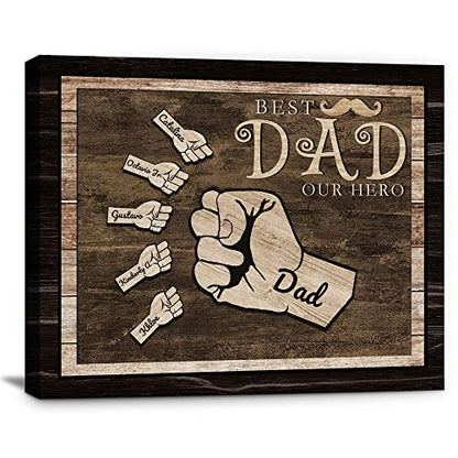 Custom Rustic Wood Puzzle Piece Sign Canvas Prints