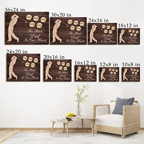 Custom Rustic Wood Puzzle Piece Sign Canvas Prints