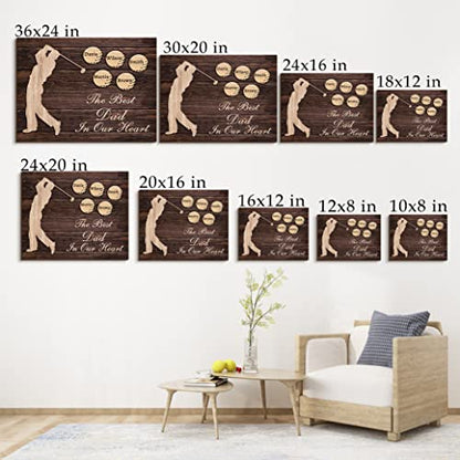 Custom Rustic Wood Puzzle Piece Sign Canvas Prints