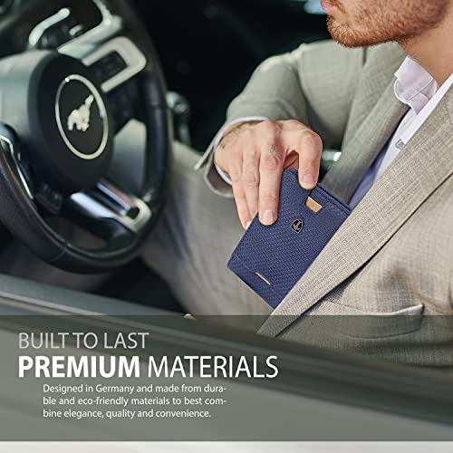 Mens Slim Wallet with Money Clip