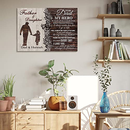 Custom Rustic Wood Puzzle Piece Sign Canvas Prints
