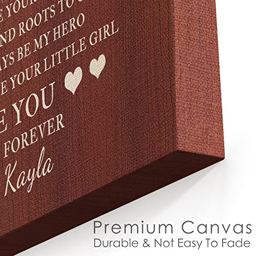 Custom Rustic Wood Puzzle Piece Sign Canvas Prints