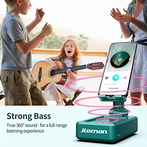 Cell Phone Stand with Wireless Bluetooth Speaker