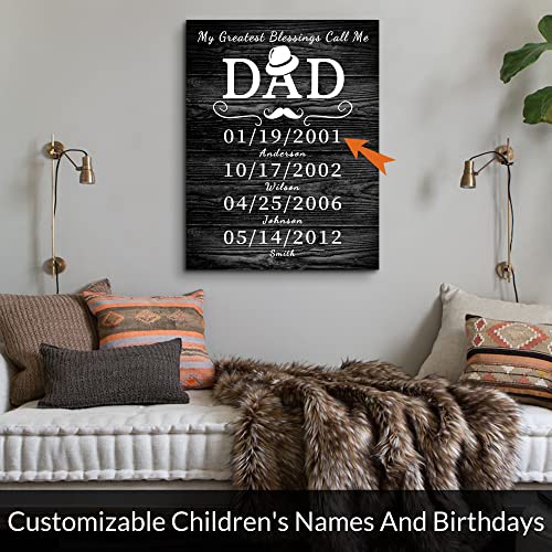 Custom Rustic Wood Puzzle Piece Sign Canvas Prints