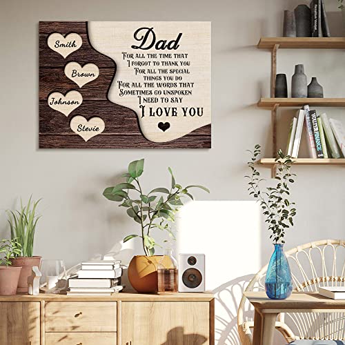 Custom Rustic Wood Puzzle Piece Sign Canvas Prints