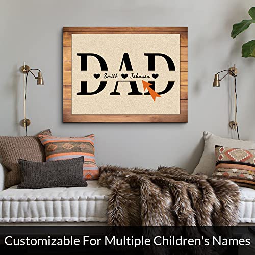 Custom Rustic Wood Puzzle Piece Sign Canvas Prints
