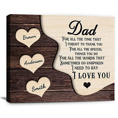Custom Rustic Wood Puzzle Piece Sign Canvas Prints