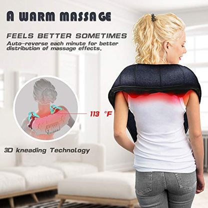 Back Massager Neck Massager with Heat