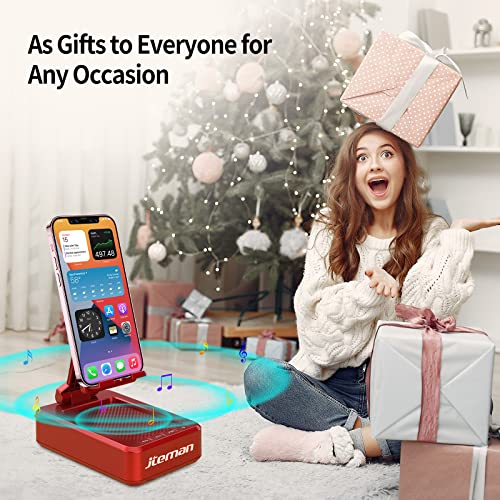 Cell Phone Stand with Wireless Bluetooth Speaker