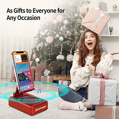 Cell Phone Stand with Wireless Bluetooth Speaker
