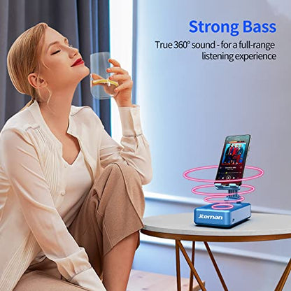 Cell Phone Stand with Wireless Bluetooth Speaker