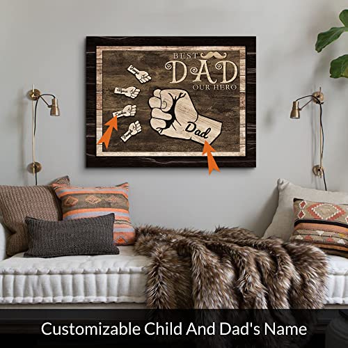 Custom Rustic Wood Puzzle Piece Sign Canvas Prints