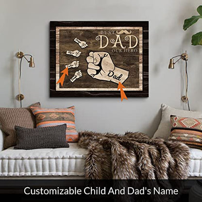 Custom Rustic Wood Puzzle Piece Sign Canvas Prints