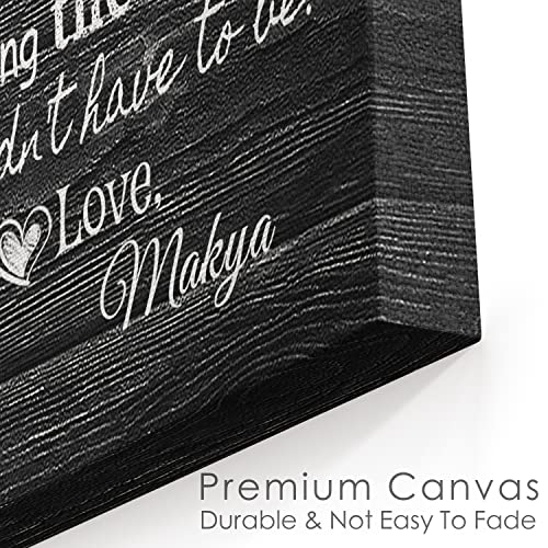 Custom Rustic Wood Puzzle Piece Sign Canvas Prints