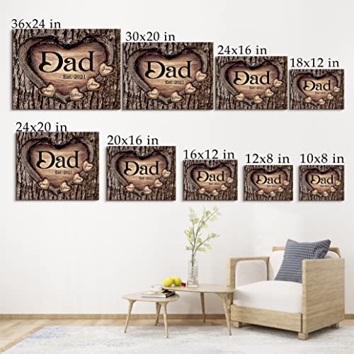 Custom Rustic Wood Puzzle Piece Sign Canvas Prints