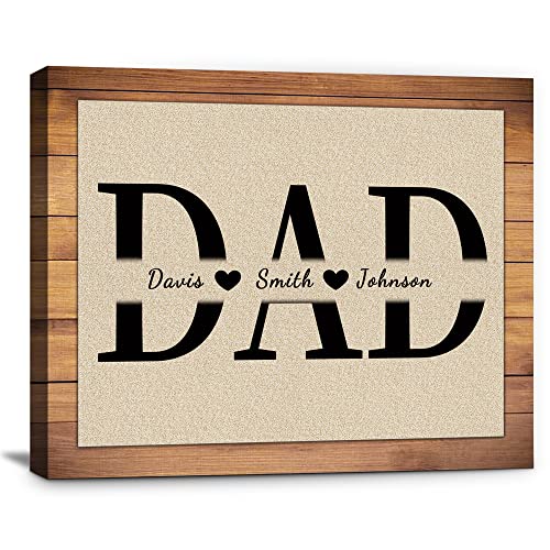 Custom Rustic Wood Puzzle Piece Sign Canvas Prints