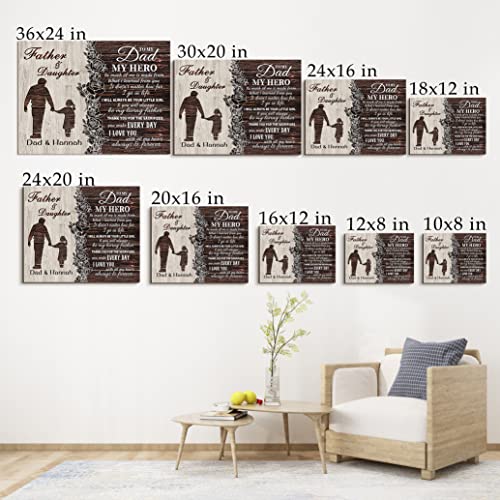 Custom Rustic Wood Puzzle Piece Sign Canvas Prints