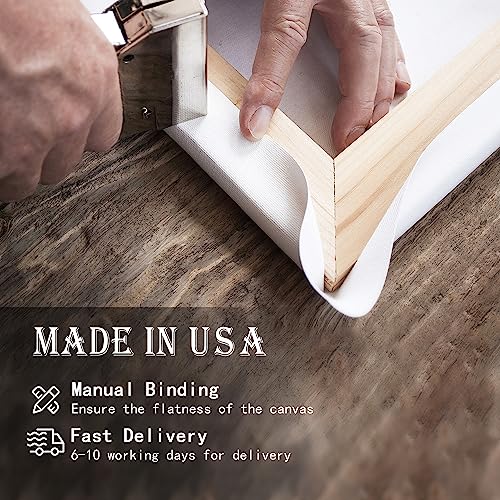Custom Rustic Wood Puzzle Piece Sign Canvas Prints