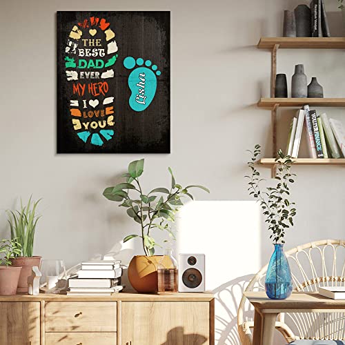 Custom Rustic Wood Puzzle Piece Sign Canvas Prints