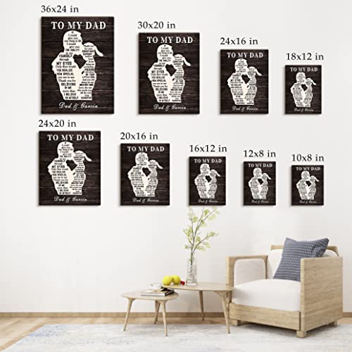Custom Rustic Wood Puzzle Piece Sign Canvas Prints