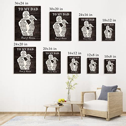 Custom Rustic Wood Puzzle Piece Sign Canvas Prints