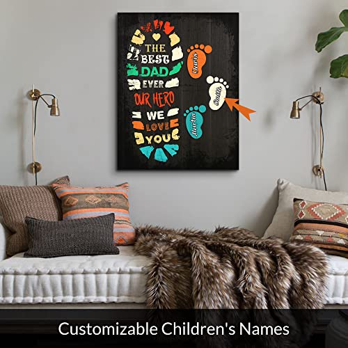 Custom Rustic Wood Puzzle Piece Sign Canvas Prints
