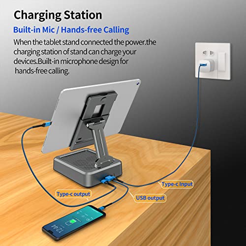 Cell Phone Stand with Wireless Bluetooth Speaker
