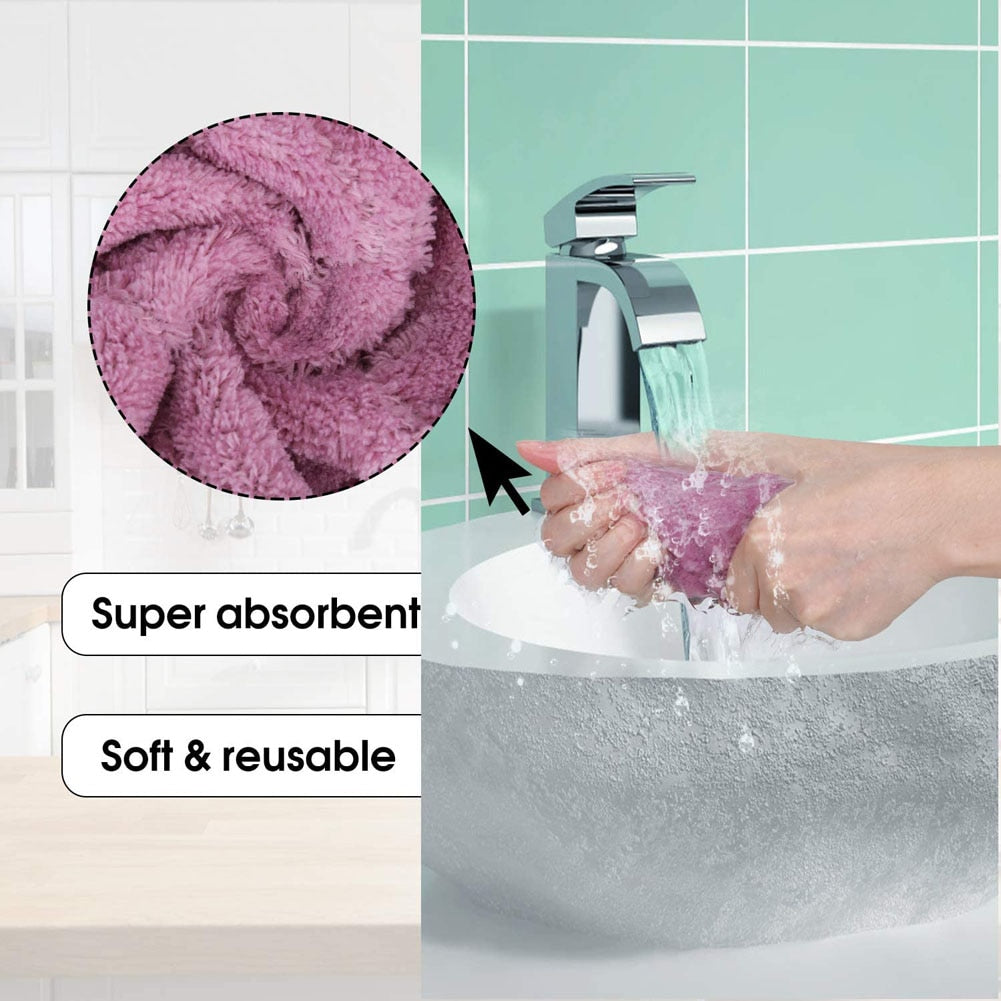 Microfiber Absorbent Towel (10Pcs)
