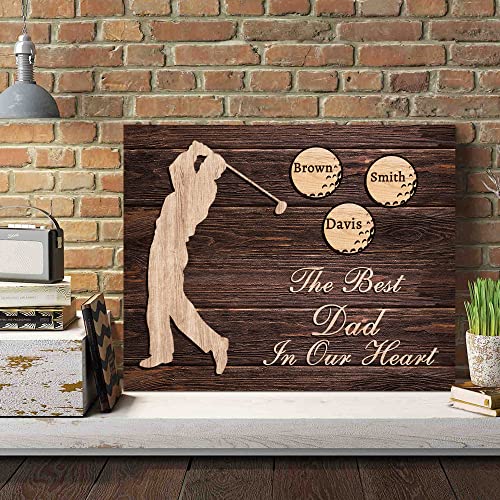 Custom Rustic Wood Puzzle Piece Sign Canvas Prints