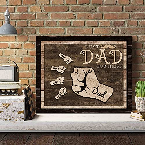 Custom Rustic Wood Puzzle Piece Sign Canvas Prints