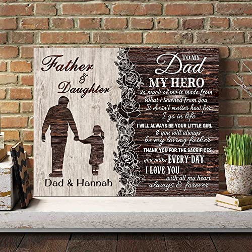 Custom Rustic Wood Puzzle Piece Sign Canvas Prints