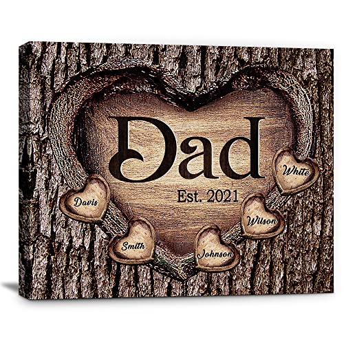 Custom Rustic Wood Puzzle Piece Sign Canvas Prints