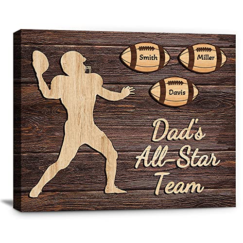 Custom Rustic Wood Puzzle Piece Sign Canvas Prints