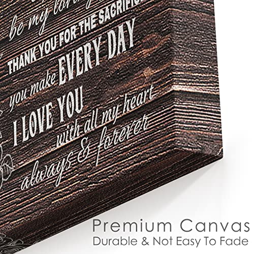 Custom Rustic Wood Puzzle Piece Sign Canvas Prints