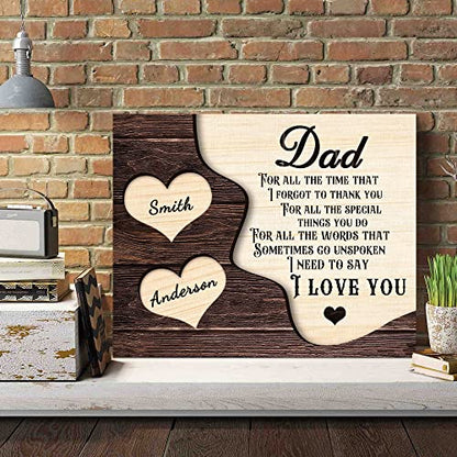 Custom Rustic Wood Puzzle Piece Sign Canvas Prints