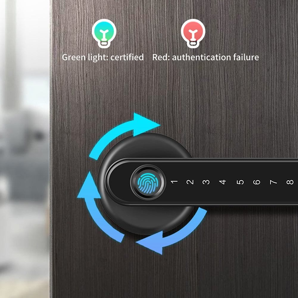 authentication light fingerprint door lock 