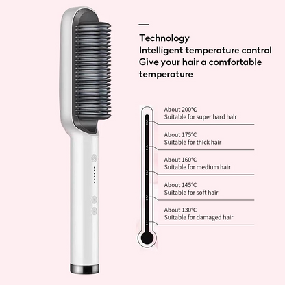 Silky Hair Straightener Brush