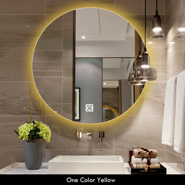 White Color LED Wall Mirror  