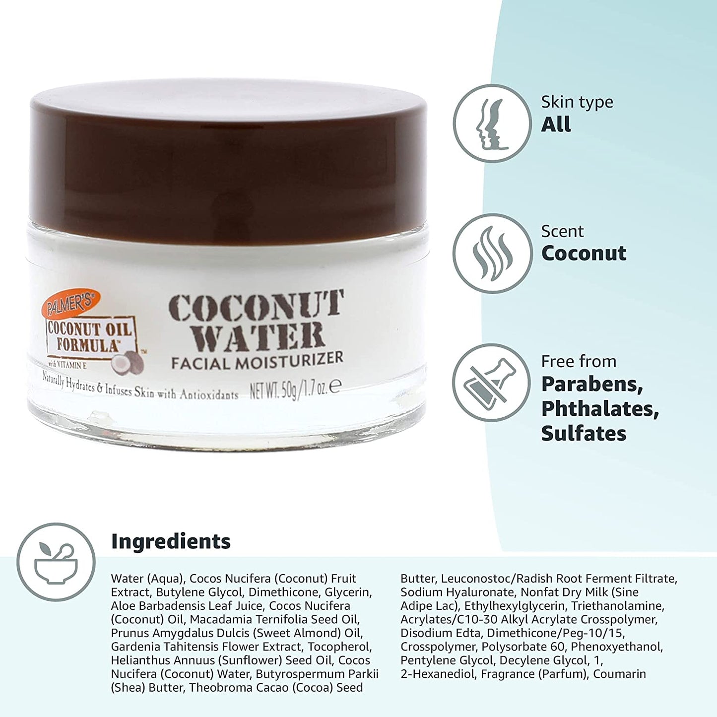 Palmer’s Coconut Oil Formula Coconut Water Face Moisturizer