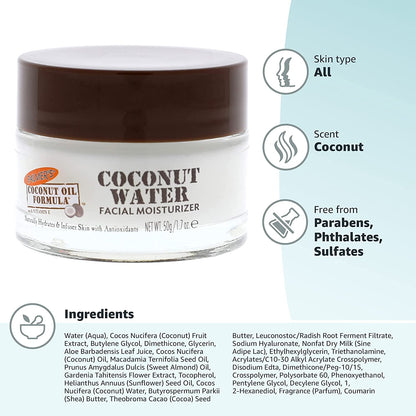 Palmer’s Coconut Oil Formula Coconut Water Face Moisturizer