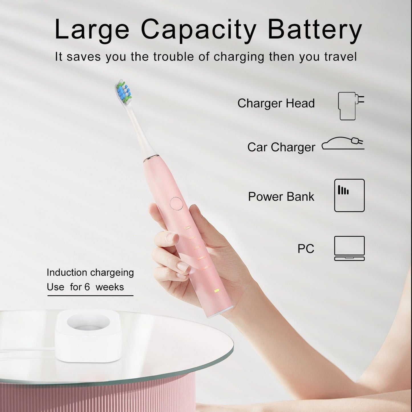 Ultrasonic Electric Toothbrush