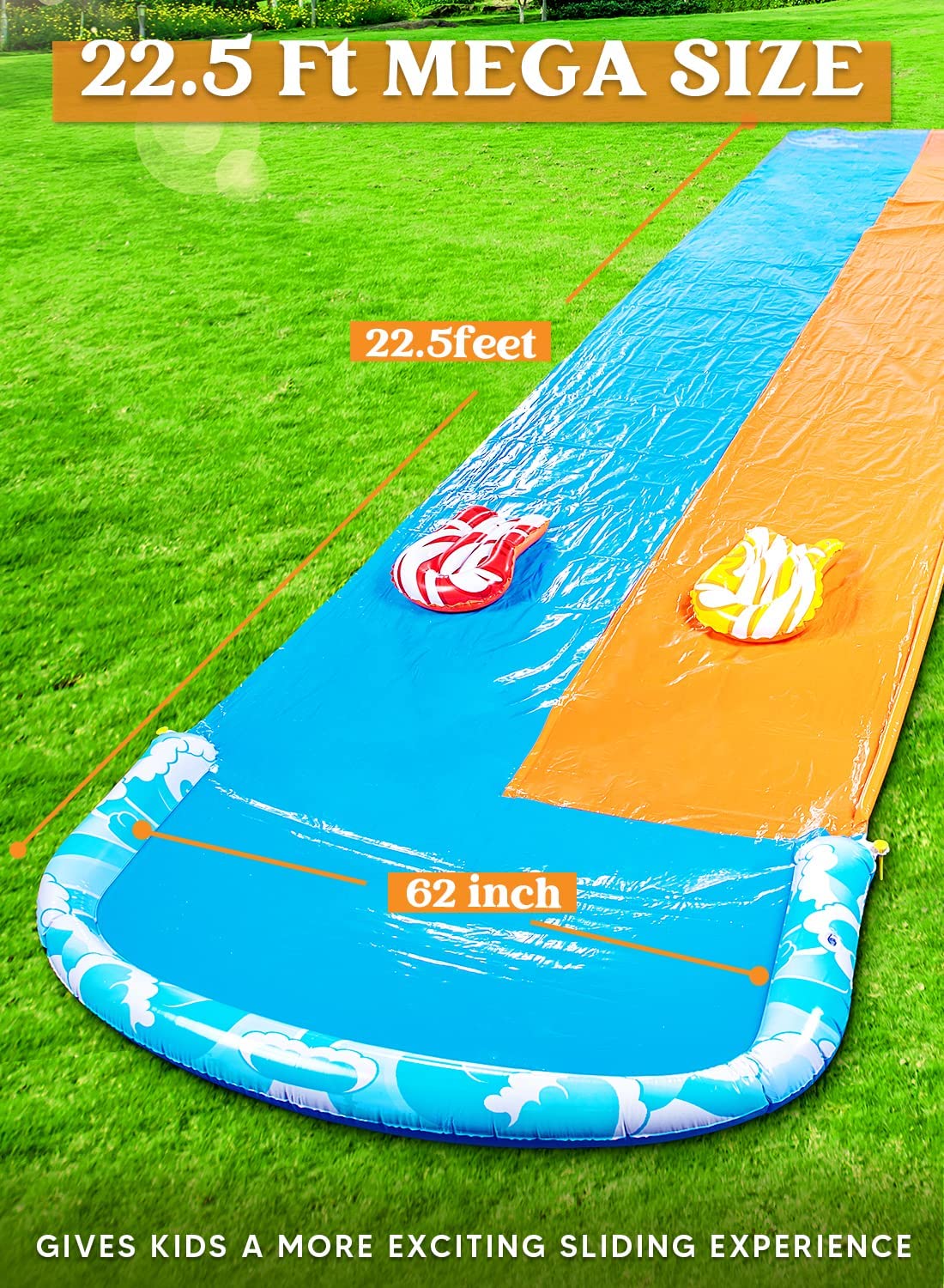Lawn Water Slide Summer Slip