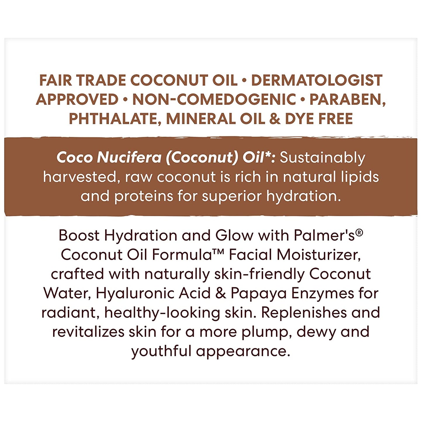 Palmer’s Coconut Oil Formula Coconut Water Face Moisturizer