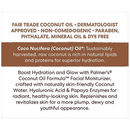 Palmer’s Coconut Oil Formula Coconut Water Face Moisturizer