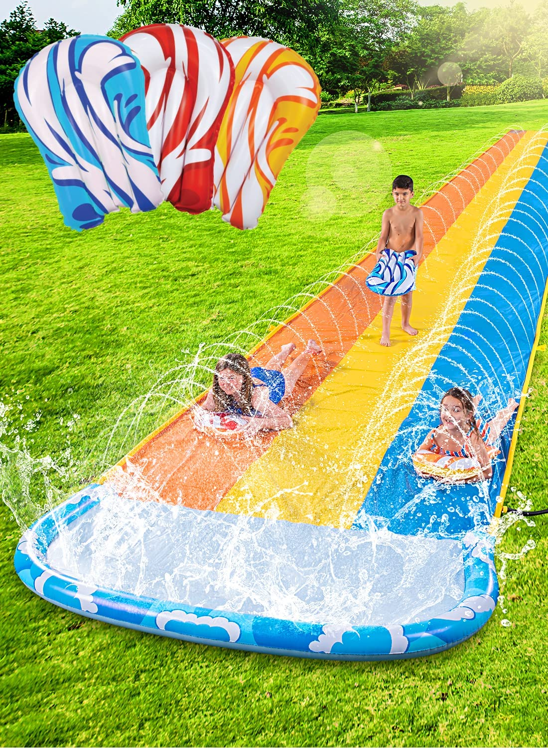 Lawn Water Slide Summer Slip