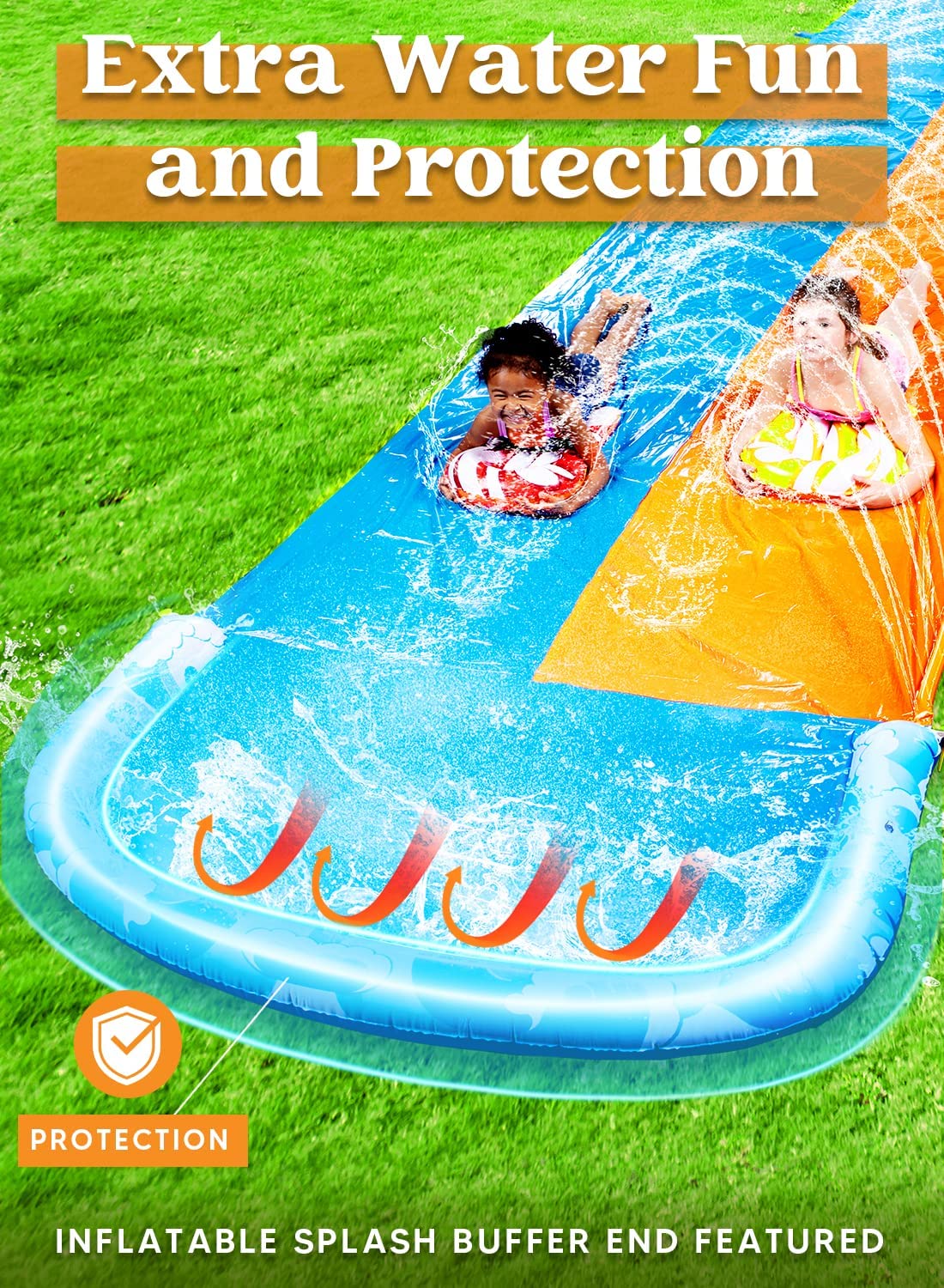 Lawn Water Slide Summer Slip